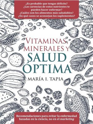 cover image of Vitaminas, minerales y salud óptima